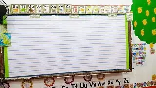 How to Make Improvised Whiteboard with Blue and Red Lines