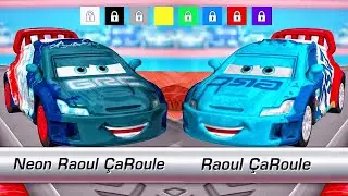 Cars 2 (DareDevil Garage) Neon Raoul ÇaRoule New Gameplay