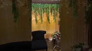 Simple wedding stage Decoration idea /Flowers decoration  ideas