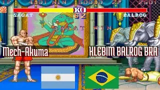 FT5 @sf2ce: Mech-Akuma (AR) vs KLEBIM BALROG BRA (BR) [Street Fighter II CE Fightcade] Jul 30