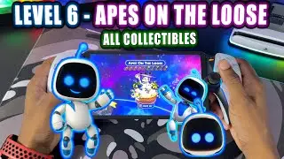 Astro Bot &ndash; Level 6 Apes on the Loose (PlayStation Portal Gameplay | All Collectibles)