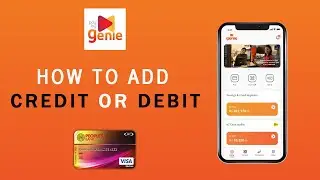 How to Add Credit or Debit card to the Genie App || Dialog Genie App by Dialog || Techda