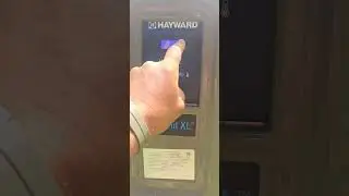 HOW TO TURN ON: Basic Hayward HeatPro/Summit XL Heat Pump ON/OFF #heatpump #poolheater #hayward