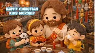 🎶 Happy Christian Kids Worship | Fun Bible Songs About Jesus for Children 🕊️