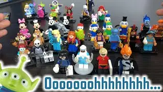 Disney LEGO Minifigures Series 1&2 Comparison