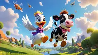 Daisy Duck Flies High | Flying Song for Kids | Nursery Rhymes and Baby Songs