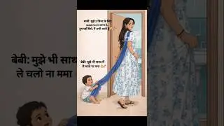 Single Mom Life be like&hellip; Washroom भी साथ 😅 || single mom commedy || Nisha__yadav__ || shorts