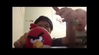 Angry bird toy/candy unboxing