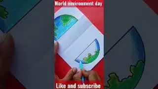 world environment day drawing / save environment day drawing #shorts #short #youtubeshorts #viral