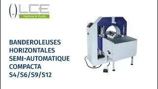 Banderoleuse Horizontale Compacta Semi Automatique Robopac - LCEmballage