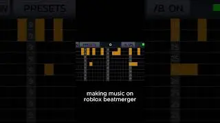 making music on roblox beatmerger #roblox #music #inspiration