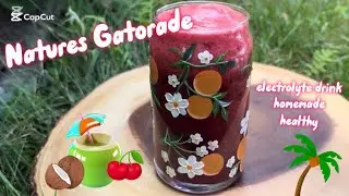 NATURE&rsquo;S GATORADE 🍒🧉🥥🌴Natural Electrolyte Drink (CHERRY FLAVOUR)