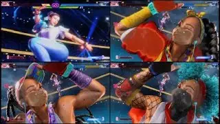 SF6: Chun-Li's Critical Art on Kimberly (Requested)