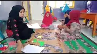 tema tanaman,membuat bunga matahari dari kertas origami