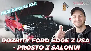 ROZBITY FORD EDGE Z PRZEBIEGIEM 25 KM! | PACIFICA 8 OS. IDEALNE TAXI