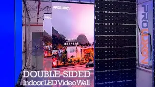 LED Video Walls with Double-sided Hanging Installation, Front Maintenance, High Resolution Displays