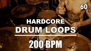 Hardcore I Drum Loops I 200 BPM I Full Arrangement