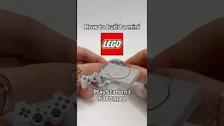 How to build a LEGO PlayStation 1 mini console 🎮 #legomoc #playstation1 #legogaming