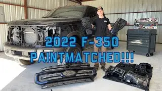 2022 F-350 King Ranch Build Update | Completely Painted To Match!!!