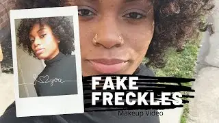 Fake Freckles and Curly Fro ft Missguided Beauty