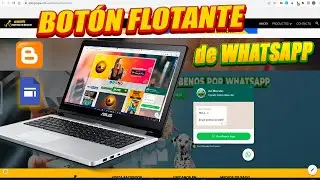 Agregar un BOT&Oacute;N FLOTANTE de WHATSAPP en GOOGLE SITES y BLOGGER 2023