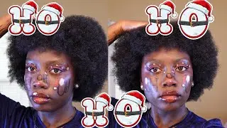 HO HO HO Holiday Glam 🧑🏿‍🎄 | 12 Days Of Christmas Makeup Episode 6 