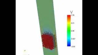 Flow through particle-porous media
