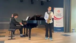 Bundeswettbewerb &bdquo;Jugend musiziert&ldquo;  2025 in Wuppertal, 1.Platz!