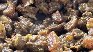Wild meat cooking #wild hog cooking #