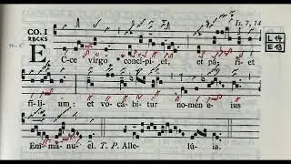 Ecce virgo concipiet - Communio in Dominica IV Adventus