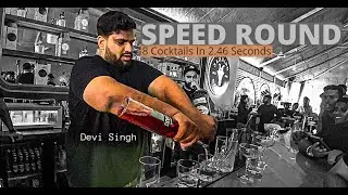 Speed Round Of Fr. World Class 2019 Mr. Devi | 8 Cocktails in 2.46secs