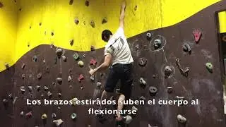 T&eacute;cnica din&aacute;mica b&aacute;sica (T&eacute;cnica percepci&oacute;n cinest&eacute;sica) - Entrenamiento de escalada JDPC