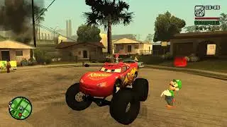 GTA SA Monster McQueen Mod