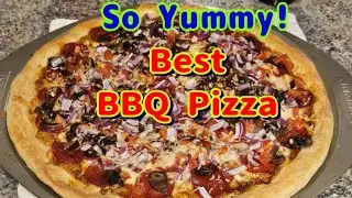 BBQ Pizza from Famous California Restaurant! Secret Recipe Revealed!🍕 #pizzarecipe