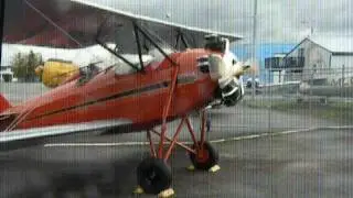 CMF 1930 Waco INF Biplane startup
