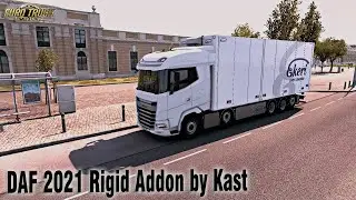 [ETS2 1.44] DAF 2021 Rigid Addon by Kast | Austria Rework Gameplay