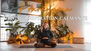 Pranayama Dirga | Respiration contre les migraines et vertiges, 10 minutes, cours tous niveaux