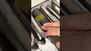 The seamless cold welding of titanium steel pipes looks very interesting. #craft.4K.