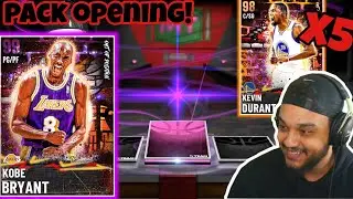 NBA 2K21 Out of Position Pack Opening! DARK MATTER KOBE BRYANT! PULLED 5 KEVIN DURANTS!