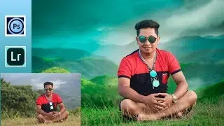 Ps touch Natural background change &Lightroom Colour Grading awesome photo editing tutorial