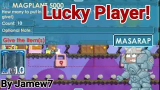 Magplant Giveaway Winner! (LUCKY PLAYERS!) OMG! - Growtopia