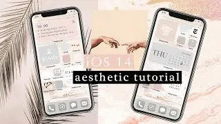 HOW TO *iOS 14 aesthetic tutorial* easy step-by-step guide Customize Widgets, Shortcuts & App Covers
