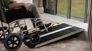 Portable Wheelchair Ramp with Anti-slip Surface 2ft - 6ft