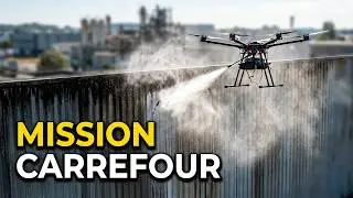 Nettoyage Industriel par Drone : Intervention chez Maison Johanes Boubée (Groupe Carrefour)