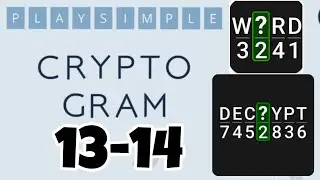 PlaySimple CRYPTOGRAM level 13 14