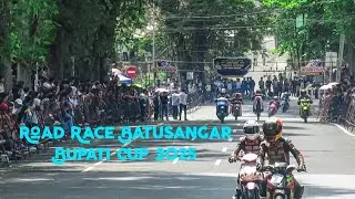 Keseruan ROAD RACE Tanah Datar Bupati Cup 2025 Di Lapangan Cindua Mato Batu Sangkar