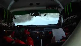 Zobacz Hołka w Mitsubishi Lancer EVO onboard SNOW