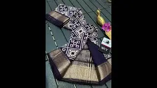 soft n smooth Binny crape sarees with beautiful design*Zari weaving border2050+$