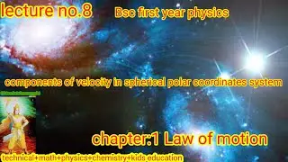 components of velocity in spherical polar coordinates system