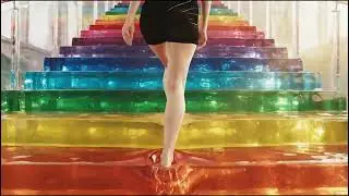 🍬 Sweetness Overload! Dreamy Candy Puff Staircase ASMR | Satisfying & Relaxing Visuals | Sleep Aid ✨